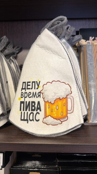 Baş geyimləri: Məhsul: Hamam/sauna üçün keçə papaqlar Təsvir: - Material: qalın keçə — 4