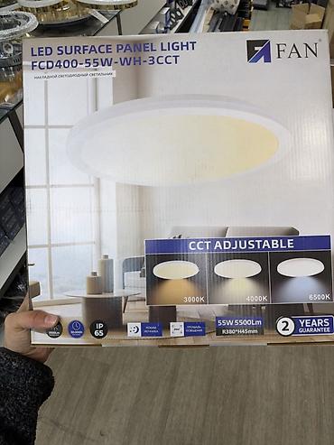 Внутренняя отделка: Накладной светодиодный светильник FAN LED Surface Panel Light, серия — 2