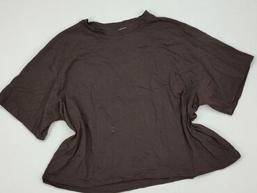 t shirty brązowy: T-shirt, H&M, M, stan - Dobry