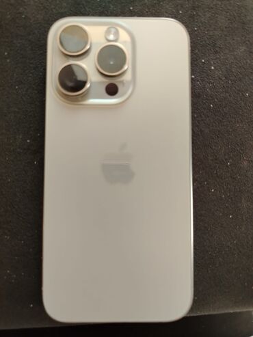 Apple iPhone: IPhone 15 Pro, 128 GB, Gümüşü, Face ID