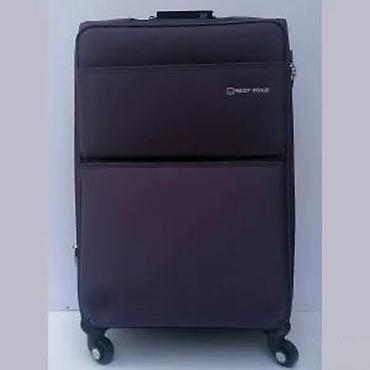 Putni koferi i torbe: Reddy Wenge kofer na točkiće – tekstilni, tamnoljubičaste boje — 15