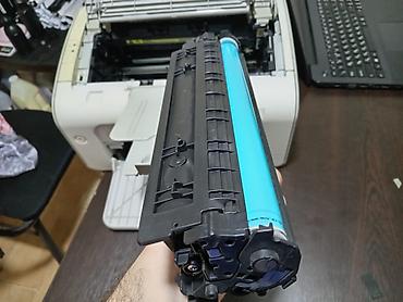 etiket printer: HP LaserJet P1005 monoxrom lazer printer - Növ: Qara-ağ lazer printer — 6