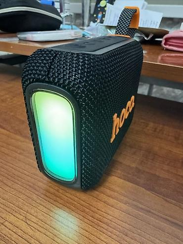 smart box: Портативная Bluetooth-колонка Hoco - Брендовый дизайн: тканевое — 3