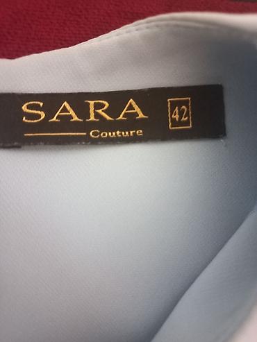 geyimlər donlar: Məhsul: SARA Couture qadın paltar - Rəng: açıq mavi (pastel ton) - — 2