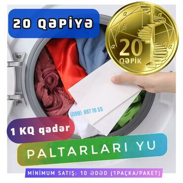 toz 34 satilir: Paltaryuma salfetləri (Azərbaycanda i̇lk dəfə) 🔸 Bütün növ paltarlar