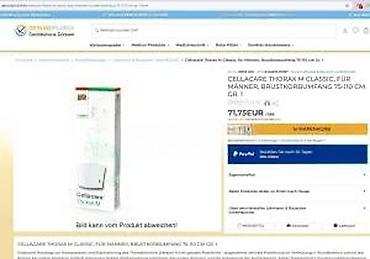 Bandažeri, steznici, korektori: Cellacare Thorax M – elastična torakalna bandaža (muški model) - — 7