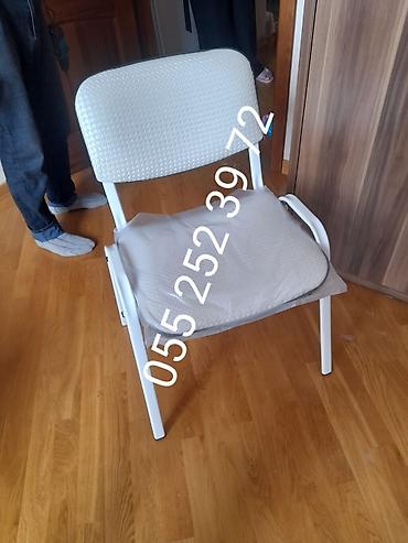 Masa və oturacaq dəstləri: Qonaq otağı üçün, Yeni, Açılmayan, Dördbucaq masa, 4 stul — 6