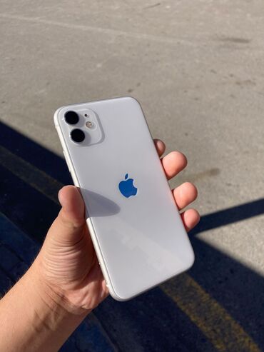 iphone телефон: IPhone 11, 64 ГБ, Белый, Гарантия, Face ID, С документами