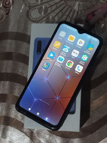 redmi c10: Xiaomi Redmi 9T, 64 GB, rəng - Qara, 
 Barmaq izi, İki sim kartlı, Face ID