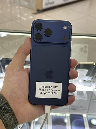 Уюлдук телефондор жана аксессуарлар: IPhone 17 Pro Max, 256 ГБ, синий Ключевые характеристики по фото — 1