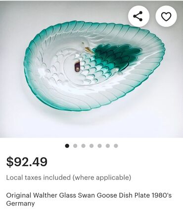 Ostalo posuđe: Cinija nova za voce iz 80ih,rucni rad Nemacka origlinal Walther — 7