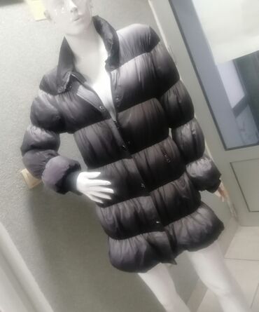 Zimske jakne: Ženska zimska jakna – puffer kroj, siva/anthracite ombre. Boja jakne u — 12