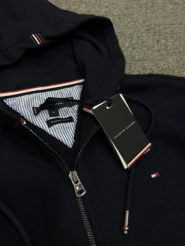 джог: Мужской спортивный костюм, XL, 2XL, S, Tommy Hilfiger, Новый, цвет - Синий, Самовывоз — 2