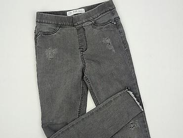 legginsy i crop top: Spodnie jeansowe, DenimCo, 10 lat, 140, stan - Bardzo dobry — 1