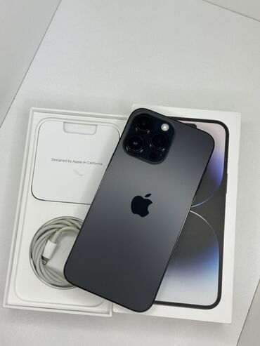 бу машинка стиральная: IPhone 14 Pro Max, Колдонулган, 256 ГБ, Space Gray, Куту, 87 %