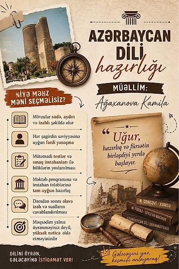 gitara kursu: Repetitor, Azərbaycan dili, İmtahanlara hazırlıq — 1