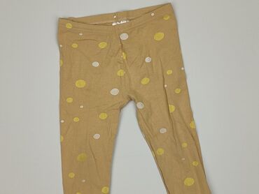 legginsy z imitacji skóry bezowe: Legginsy dziecięce, So cute, 2-3 lat, 92/98, stan - Dobry