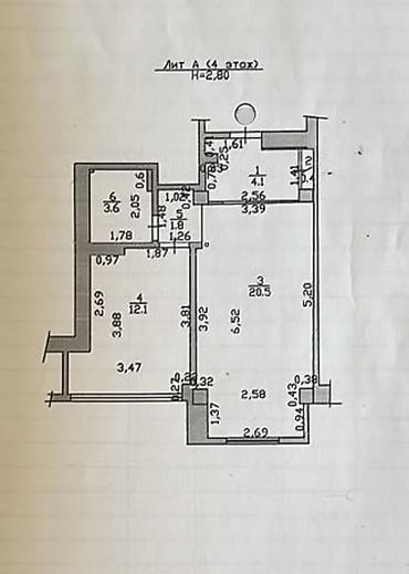 43: 1 комната, 43 м², Асанбай мкр Индивидуалка, 4 этаж, Свежий ремонт — 6