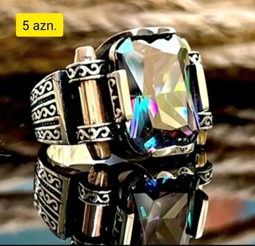 Üzüklər: YENİ, DƏBLİ, PASLANMAYAN materialdan hazırlanmış - ÜZÜKLƏR satılır — 30