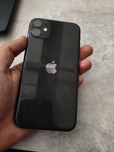 aplle 11: IPhone 11, Б/у, 128 ГБ, Черный, 100 % — 1