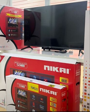 Televizorlar: Yeni Televizor Nikai 43" 4K (3840x2160), Ödənişli çatdırılma