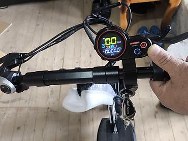 redline s50: Elektrik skuter – qara/qırmızı dizayn, güclü şəhər və off-road yürüşü — 5