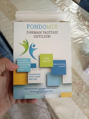 Şəxsi əşyalar: Fondomix sinir sisteminin gücləndirilməsi üçün.İcinde 5 ədəd qalib — 1