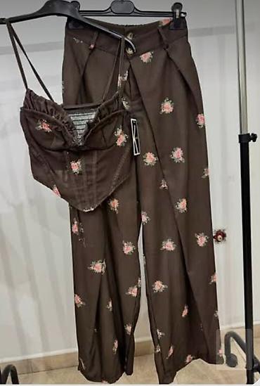 calcedonia helanke: Damski komplet – korzet top + pantalone sa širokim nogavicama NOVOOO - — 4