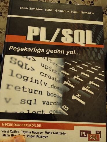 kitablar üçün rəflər: "PL/SQL" kitabı Oracle SQL Developer səviyyəsinə çatmaq istəyənlər