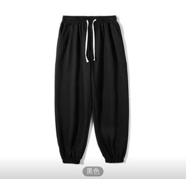 зимние брюки мужские: Брюки 3XL (EU 46), цвет - Черный