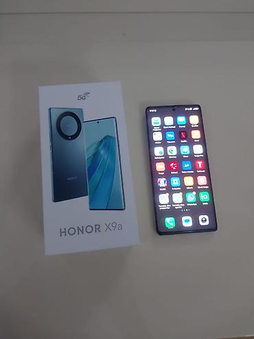 umiio 16 pro max: Honor X9a, 128 GB, rəng - Gümüşü, Sensor — 3