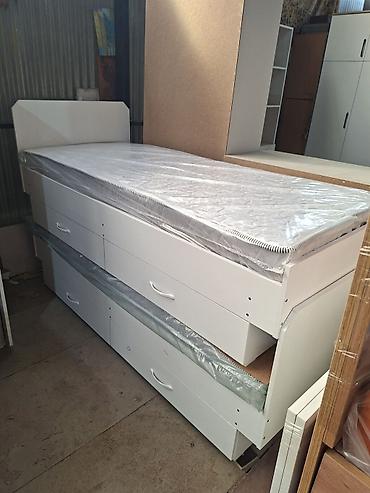 bunk bed: Односпальная кровать, Новый, С матрасом, длина - 190 см — 5