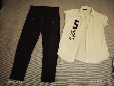 Костюмы: Брюки, Abercrombie & Fitch, L (EU 40), цвет - Черный