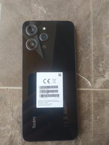 işlənmiş telofonlar: Redmi 12, 128 GB, rəng - Qara