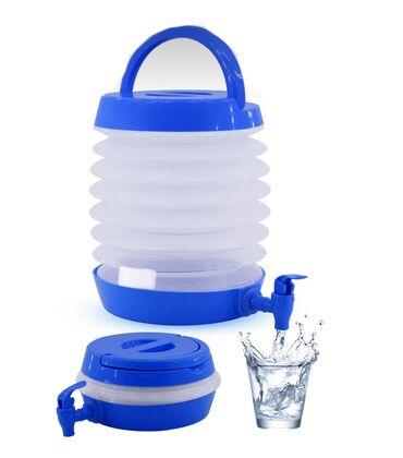 idman su qabı: Piknik su bacoku teze mallar 🔺5 litr 🔺Qalin mohkem material/ qatlanir