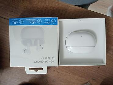video reqistrator: HONOR CHOICE Earbuds X7 simsiz qulaqlıq təzə alınıb 1hefte işlənilib — 3