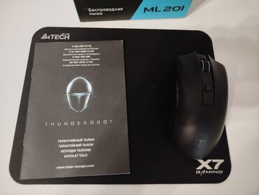 игровая беспроводная клавиатура и мышь: Продается новая игровая беспроводная мышь ! Оригинал, новая. Полный