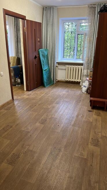 пол дома в бишкеке: 2 комнаты, 46 м², Хрущевка, 1 этаж, Косметический ремонт