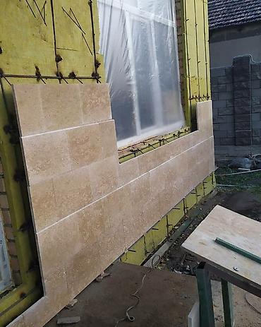 Другие виды отделочных работ: Услуги фасадная плитка сары-таш травертин лестница из гранита — 15