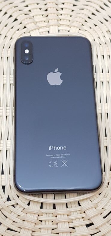 айфон xr новый: IPhone X, Колдонулган, 256 ГБ, Space Gray, 79 %