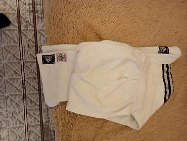 judo forma: Adidas judogi dəsti - Brend: Adidas - Rəng: ağ (üst və şalvar), sarı — 3