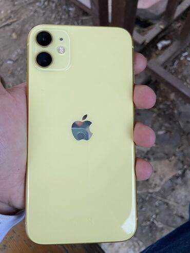 ayfon 7 s: IPhone 11, 64 GB, Sarı, Barmaq izi, Face ID, Sənədlərlə