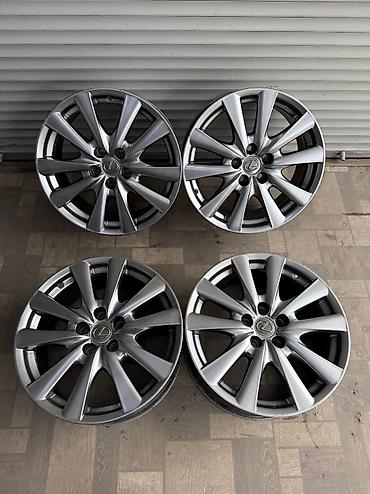 Диски: Литые Диски R 18 Lexus, Комплект, отверстий - 5, Б/у — 2