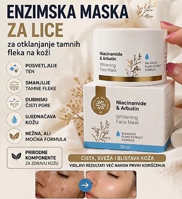 amity 2: ✨ ENZIMSKA MASKA ZA LICE – NIACINAMID & ARBUTIN Maska namenjena — 1