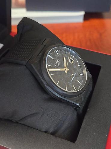карбоновый: Tissot PRX Powermatic 80 Carbon – швейцарские автоматические часы с — 2