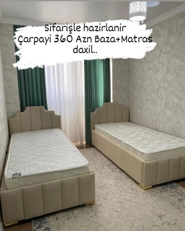 carpayı bazalı: Yeni, Təknəfərlik çarpayı, Bazalı, Matras ilə