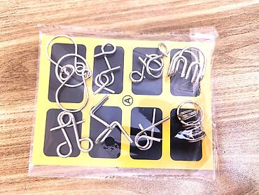 tapmaca oyuncaqlar: Məhsul: Challenge Metal Puzzles – metal məntiq tapmacaları dəsti — 4