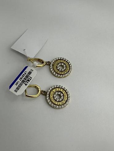 nike tech flecce: Серьги, Проба 585, Циркон, Женские, Новый — 1