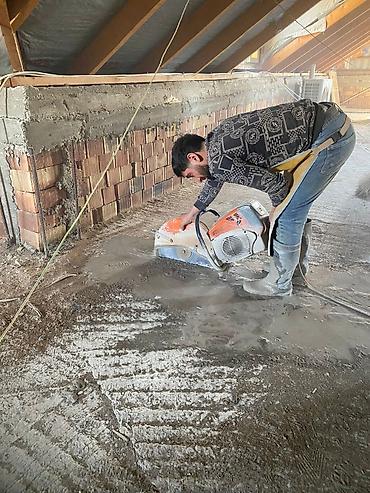 Beton işləri: Beton kəsən beton deşən karotçu Beton Kəsmə Deşmə Xidməti beton kesimi — 10