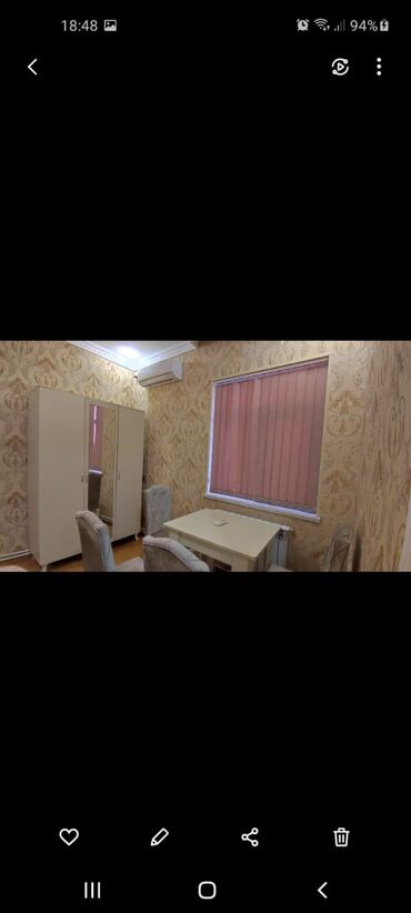 Uzunmüddətli kirayə mənzillər: Yasamal Asan Xidmetin Arxasinda 2/1 mertebesinde 1 otagli tam temirli — 12